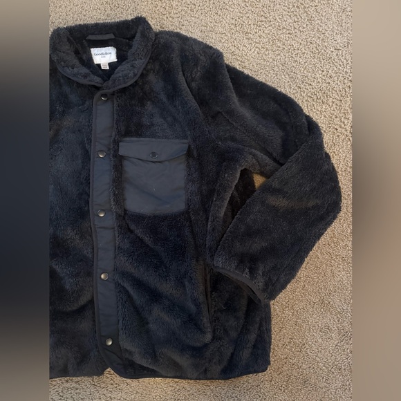 Goodfellow & Co Men's Forest Faux Fur Winter Sherpa Jacket - Picture 2 of 5